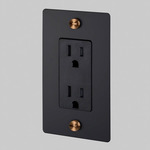 Buster + Punch Complete Metal Duplex Outlet - Black / Warm Sunset