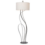 Sway Floor Lamp - Dark Smoke / Natural Anna