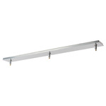 3 Light Linear Canopy - Sterling