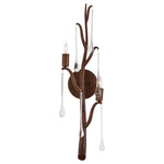 Morning Grove Wall Sconce - Rhine Gold / Clear