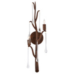 Morning Grove Wall Sconce - Rhine Gold / Clear