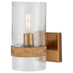Sudeley Wall Sconce - Satin Brass / Clear