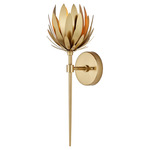 Protea Wall Sconce - Brass