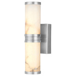 Brenham Wall Light - Nickel / Alabaster