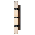 Brenham Color-Select Tall Wall Light - Oil Rubbed Bronze / Alabaster
