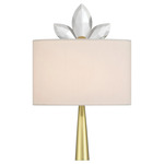 Trillium Wall Sconce - Brass / Clear