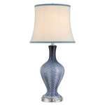 Zeta Blue Table Lamp - Blue / Clear