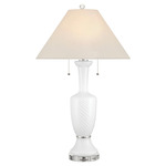 Classico White Table Lamp - White / White