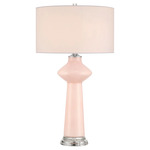 Henrietta Table Lamp - Pink / Off White