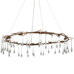 Morning Grove Chandelier - Rhine Gold / Clear