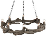 Dunmore Chandelier - Charcoal