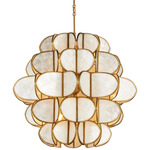 Galatea Chandelier - Brass / Natural