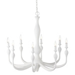 Ludwig Chandelier - Gesso White