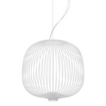 Spokes 2 Pendant - Overstock - White