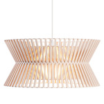 Kontro 6000 Pendant - Overstock - White / Natural Birch
