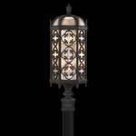 Costa Del Sol Outdoor Post Mount - Overstock - Marabella / Textured Iridescent