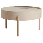Arc Coffee Table - Overstock - White Pigmented Ash