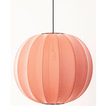 Knit Wit Round Pendant - Overstock - Matte Black / Coral