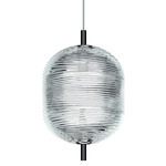 Jefferson Small Pendant - Overstock - Black Chrome / Crystal
