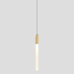Cascadia Pendant - Overstock - White Canopy / Brushed Brass