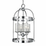 Compass Birdcage Chandelier - Overstock - Polished Nickel