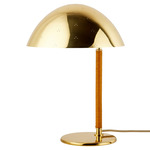 Tynell 9209 Table Lamp - Overstock - Polished Brass / Rattan