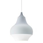 Cirque Pendant - Overstock - White / Grey