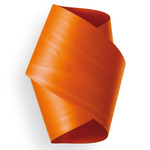 Orbit Wall Sconce - Overstock - White / Orange Wood