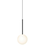 Bola Sphere Pendant - Overstock - Matte Black / Opal