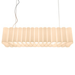 Pli Linear Pendant - Overstock - White