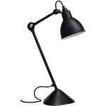 Lampe Gras N205 Table Lamp - Overstock - Matte Black / Black