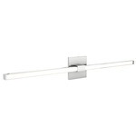 Tie Stix Metal Fixed Wall Light - Floor Model - Chrome / Chrome