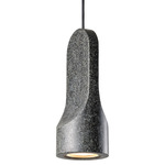 Parga Pendant - Matte Black / Black Granite