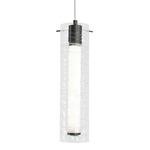 Bari Color-Select Pendant - Black / Clear Swirl