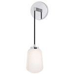 Olivia Color-Select Wall Sconce - Polished Chrome / White