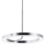 One Color-Select Pendant - Polished Chrome / White
