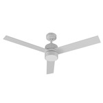 Santo LED Color-Select Ceiling Fan - White / Frosted