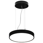 Jazz Round Pendant - Black