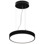 Jazz Round Pendant - Black