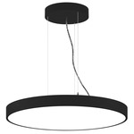 Jazz Round Pendant - Black