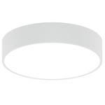 Jazz Round Ceiling Light Fixture - White