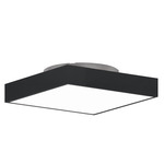 Jazz Square Ceiling Light Fixture - Black