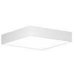 Jazz Square Ceiling Light Fixture - White