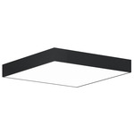 Jazz Square Ceiling Light Fixture - Black