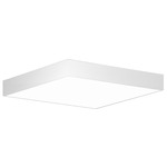 Jazz Square Ceiling Light Fixture - White