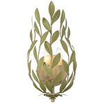 Broche Egg Wall Sconce - Champagne Green Tea