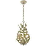 Broche Teardrop Chandelier - Champagne Green Tea