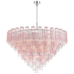 Addis Chain Hung Drop Chandelier - Polished Chrome / Spring