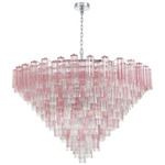 Addis Chain Hung Drop Chandelier - Polished Chrome / Spring