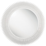 Broche Mirror - Matte White